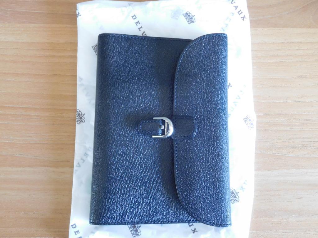 Nieuwe agenda-cover Delvaux Brillant zwart, Enlèvement, Neuf