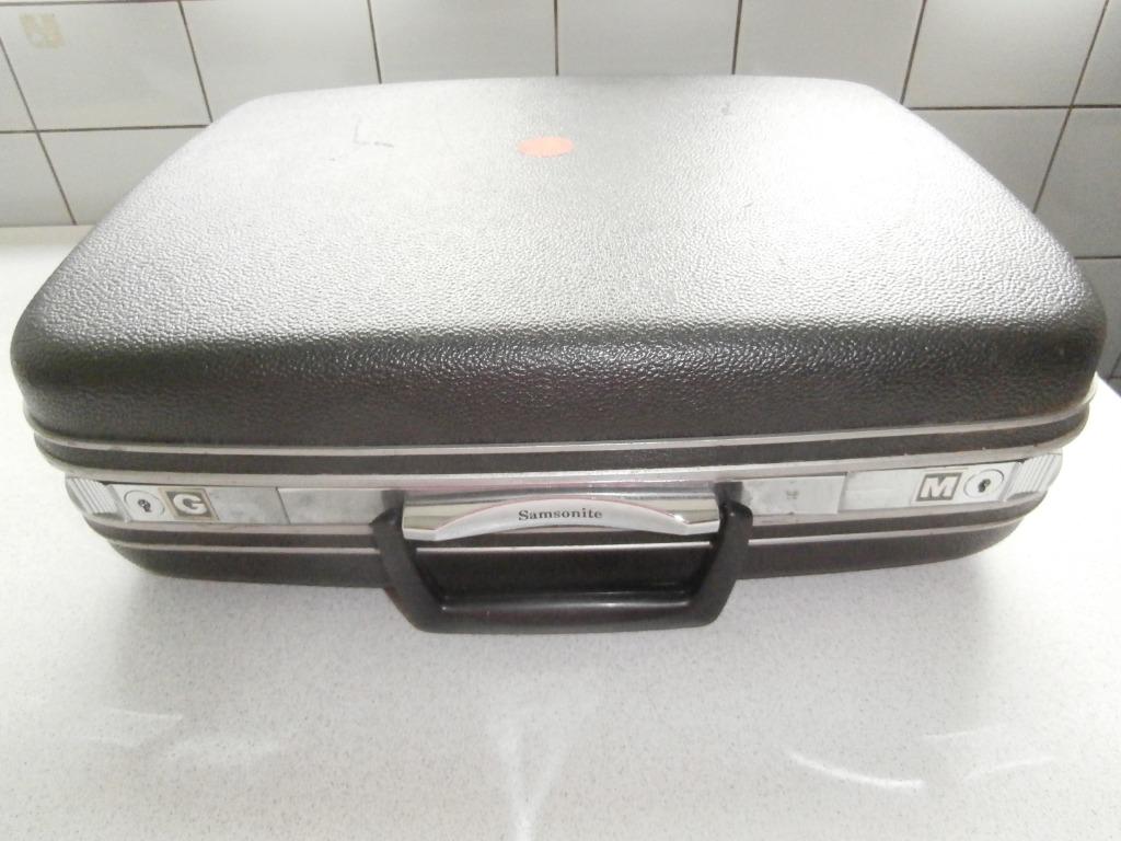 Valise/Malette Samsonite noire, Enlèvement, Utilisé