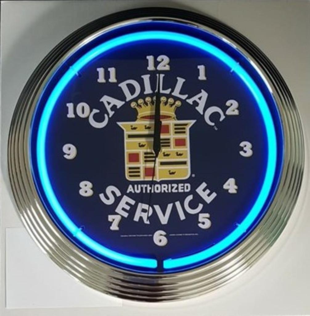 Cadillac service neon klok en veel andere kado artikelen, Ophalen of Verzenden, Nieuw, Gebruiksvoorwerp