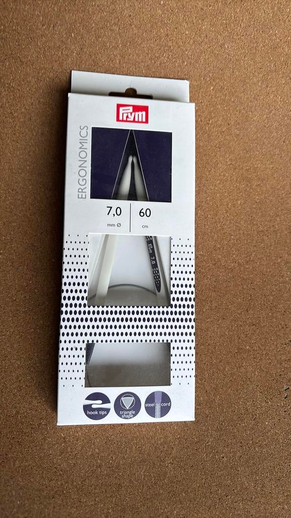Prym 7 mm 60 cm rondbreinaald, Ophalen of Verzenden, Nieuw, Breien, Naald