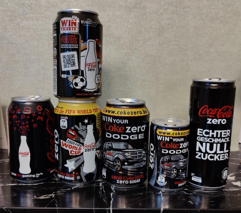 Coca cola zero blik, Ophalen of Verzenden, Gebruikt