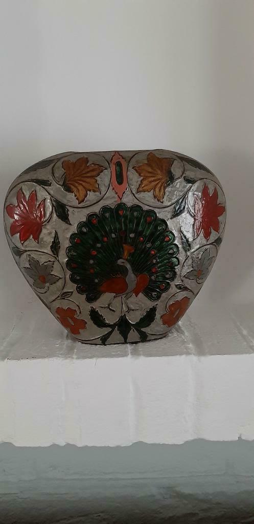 Grand vase en cuivre ART NOUVEAU., Antiquités & Art, Enlèvement ou Envoi