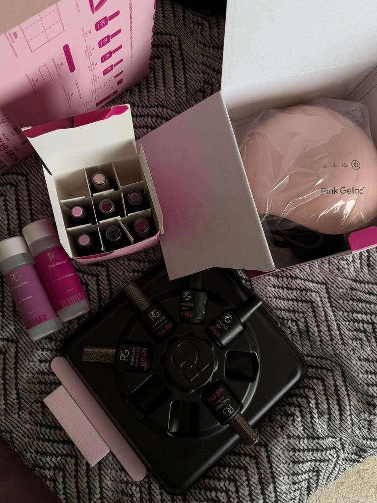Gel Polish Starter Set Premium XL, Ophalen of Verzenden, Zo goed als nieuw, Handen en Nagels, Accessoires
