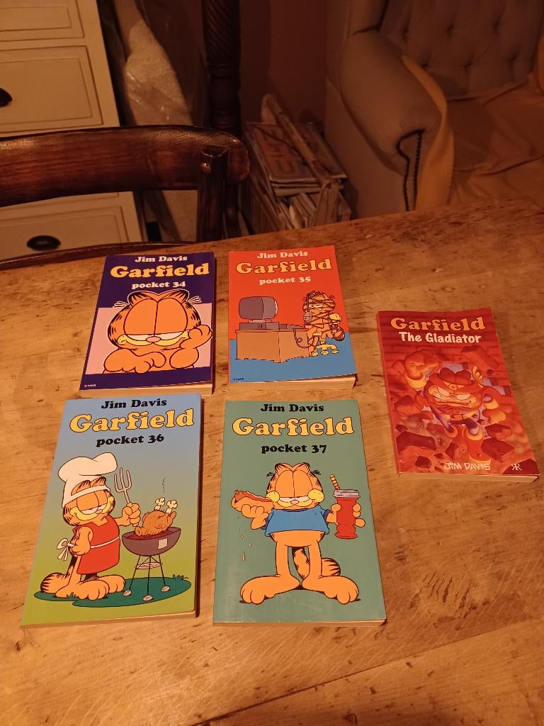 Boekjes Garfield aan 5 euro per stuk, Ophalen of Verzenden