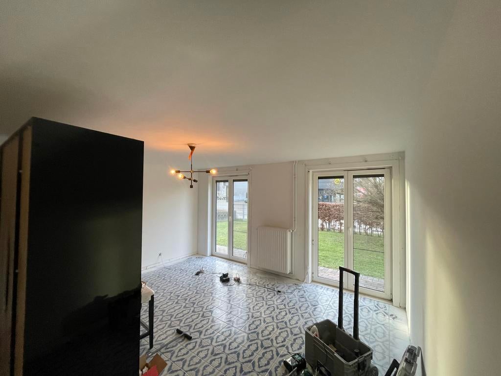 Na / voor laminaat visgraat / Schildren, Enlèvement