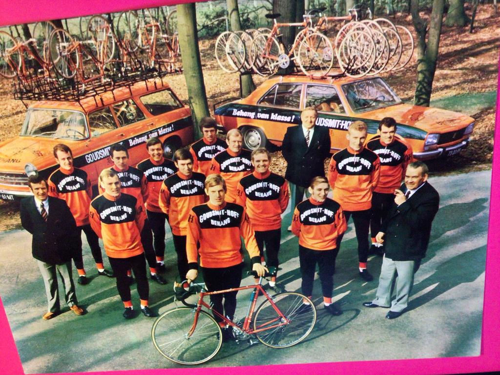 wielerkaart 1971 team goudsmit hoff locomotief karstens, Envoi, Comme neuf