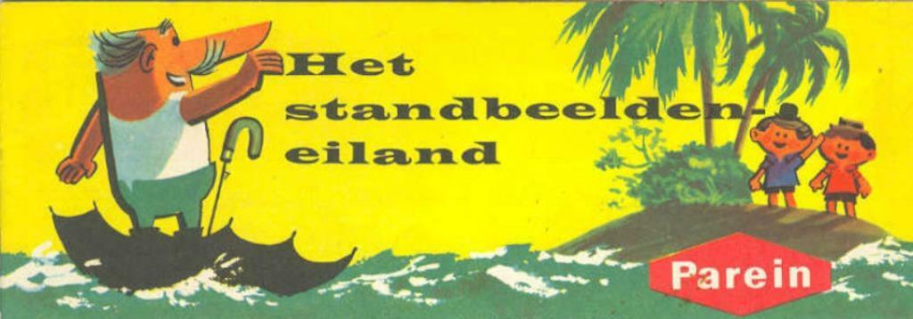 GEZOCHT: Het standbeeldeneiland van PAREIN, Eén stripboek, Ophalen of Verzenden, Zo goed als nieuw, Berck