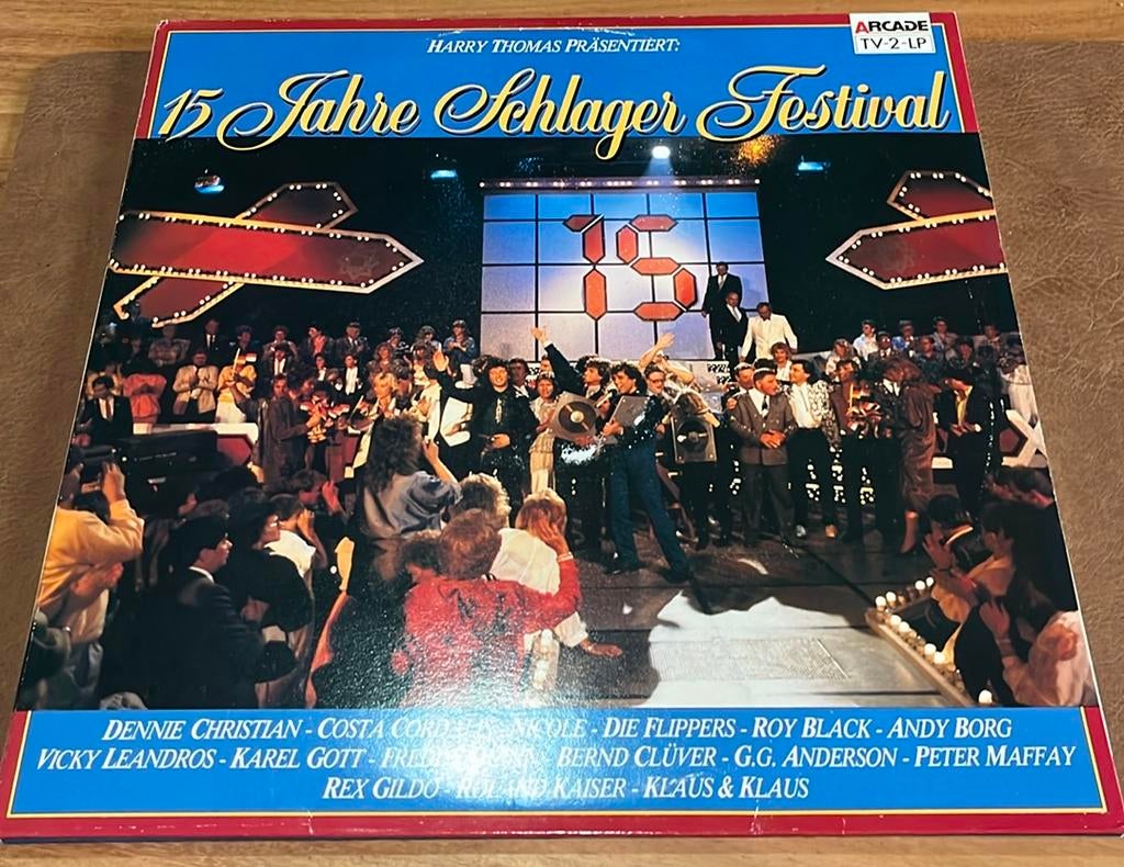 15 Jahre Schlager Festival - 2LP vinyl, Enlèvement ou Envoi, Utilisé