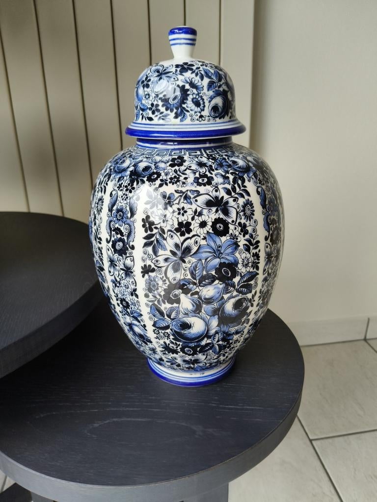 Blauw witte Delft vaas, Antiek en Kunst, Ophalen