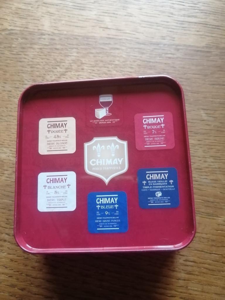 Sous verre chimay, Verzamelen, Biermerken, Ophalen of Verzenden, Zo goed als nieuw, Viltje(s), La Trappe