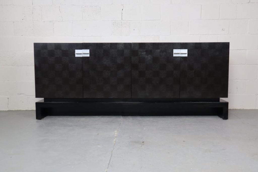 Minimalist oak sideboard by Jean Batenburg for MI, Belgium!, Ophalen
