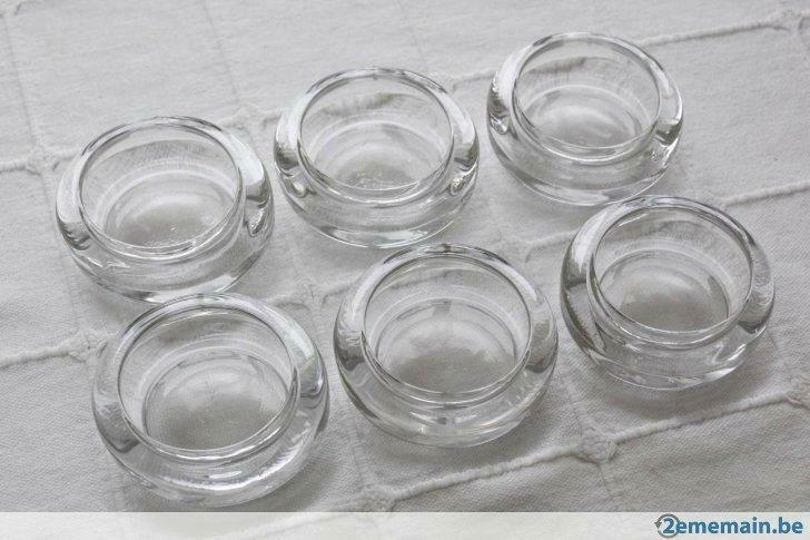 Quatre lots de bougeoirs en verre, Enlèvement ou Envoi, Neuf