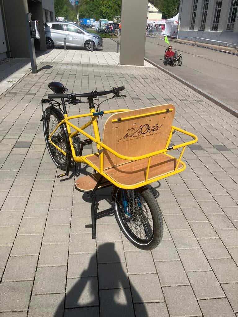 Handgemaakt unieke cargofiets (toonzaalmodel), Fietsen en Brommers, Ophalen, Nieuw, 2 kinderen, Overige merken
