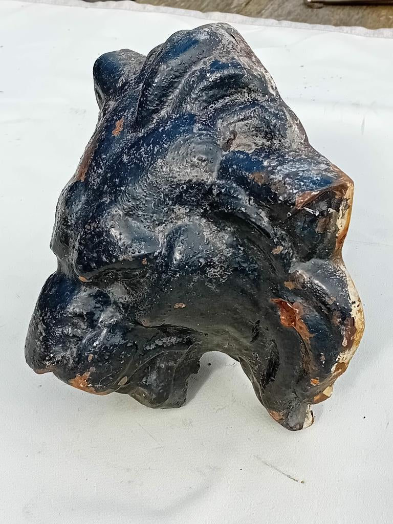 Rare tête de lion antique en fonte pour fontaine, Jardin & Terrasse, Pièces d'eau & Fontaines, Enlèvement ou Envoi, Comme neuf