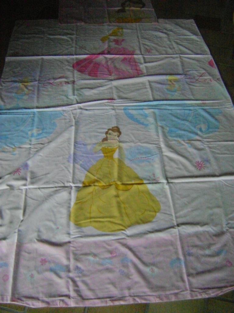 Drap housse + taie PRINCESSE, Ophalen of Verzenden, Gebruikt
