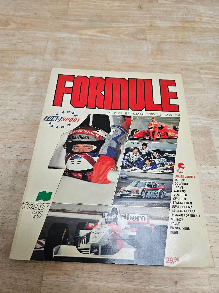 Boek Formule 1 1996 gids, Ophalen of Verzenden, Gebruikt, Formule 1