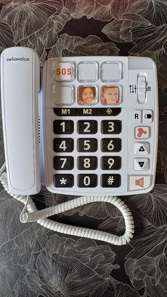 Telefoon voor senioren., Télécoms, Téléphones fixes | Filaires, Enlèvement, Comme neuf