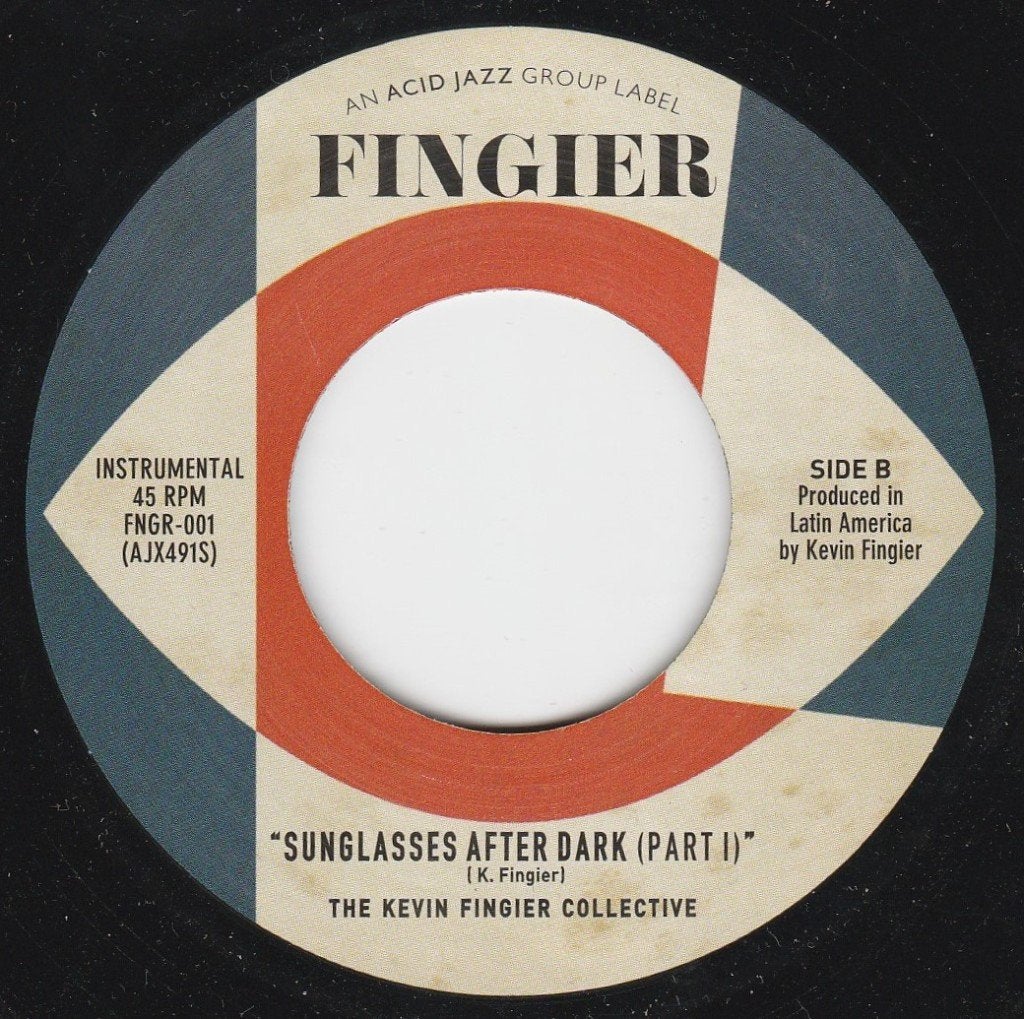 The Kevin Finger / Sunglasses After Dark * Popcorn Instru. *, CD & DVD, Enlèvement ou Envoi, 7 inch, Utilisé, Housse de protection extérieure