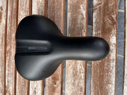 fietszadel ergo fit system, Fietsen en Brommers, Ophalen of Verzenden, Zo goed als nieuw, Zadel, Ddk