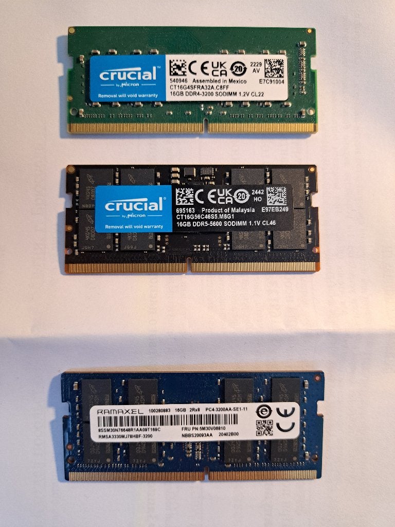 Ram (16gb DDR4 et 16gb DDR5) Lire l'annonce pour les prix, Computers en Software, Verzenden, Nieuw, Overige soorten, 16 GB