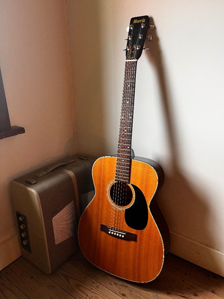 Morris F-10, Muziek en Instrumenten, Ophalen, Gebruikt, Western- of Steelstringgitaar