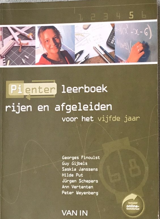 Pienter Leerboek - rijen en afgeleiden, Boeken, Ophalen of Verzenden, Zo goed als nieuw, ASO, Wiskunde A