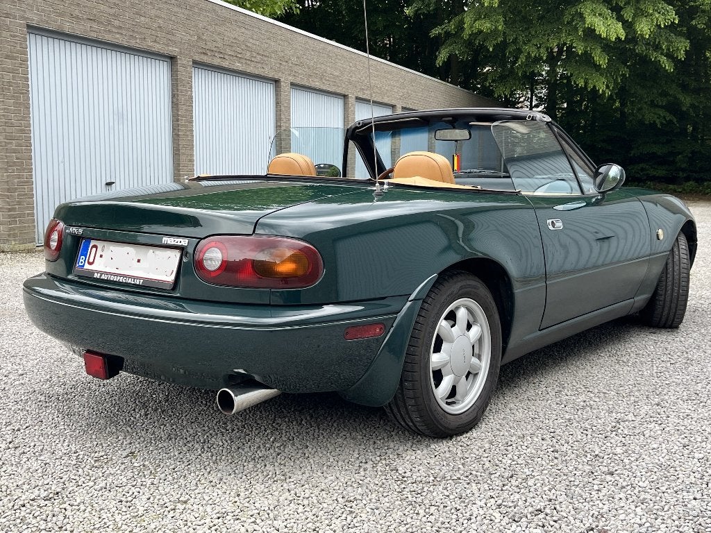 Mazda MX5 NA BRG British Racing Green, Auto's, Mazda, ABS, Achterwielaandrijving, 4 cilinders, Cabriolet