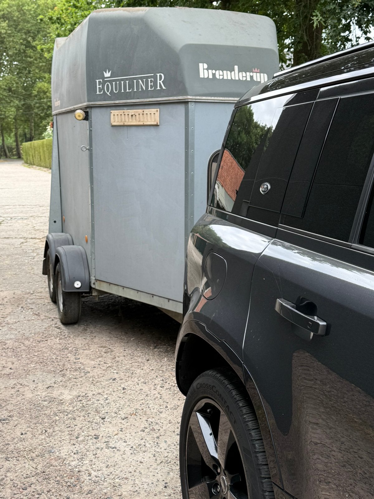 Paarden trailer te koop, Dieren en Toebehoren, Paarden en Pony's | Trailers en Aanhangwagens, Ophalen, Gebruikt, Polyester, 2-paards trailer