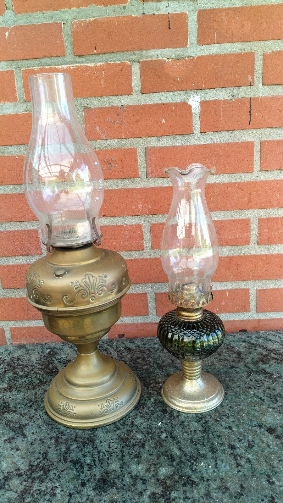 olielamp, Ophalen