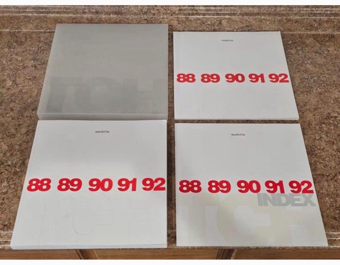 Swatch 1983-1992 Index du catalogue sans fin + couverture, Enlèvement ou Envoi, Comme neuf, Catalogue