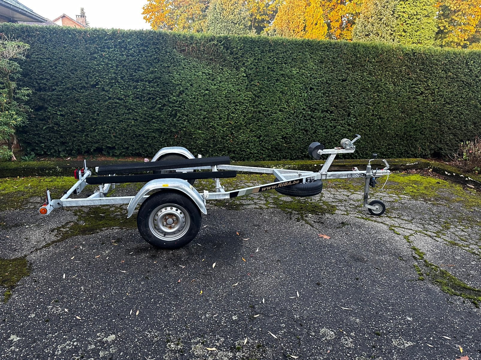 Riba jet ski trailer, Sports nautiques & Bateaux, Enlèvement, Utilisé