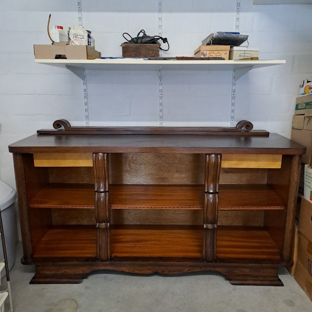Oude dressoir als leuke boekenkast, Ophalen, 150 tot 200 cm, Vintage, Met lade(s)