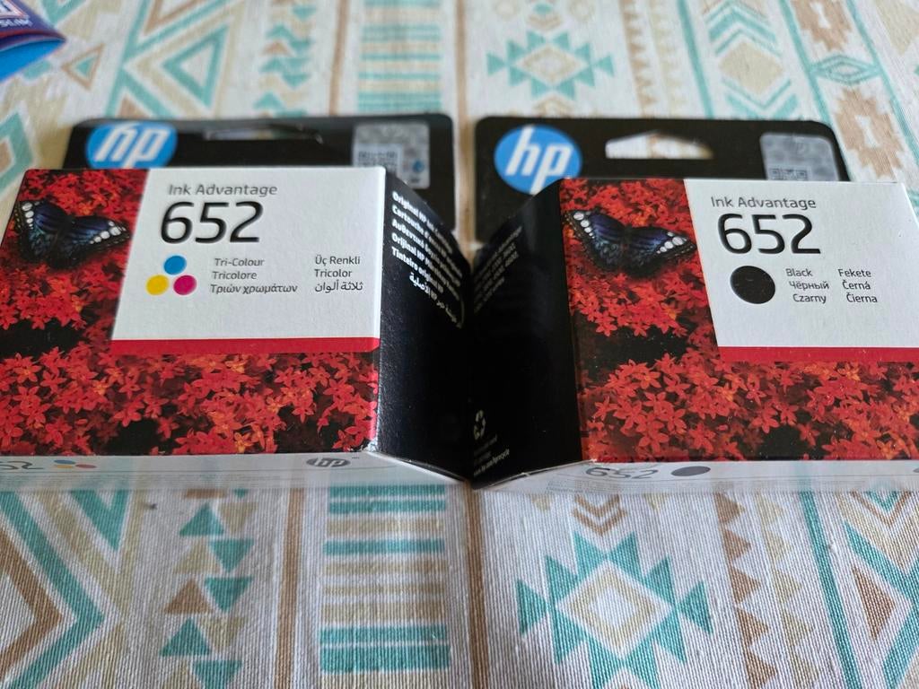 Inktpatronen hp652, Ophalen