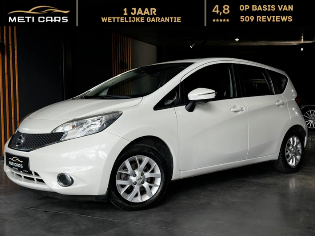 Nissan Note 1.2i | 360 | Navi | Cruise | BT | ..., Auto's, Voorwielaandrijving, Euro 5, Zwart, Sound system