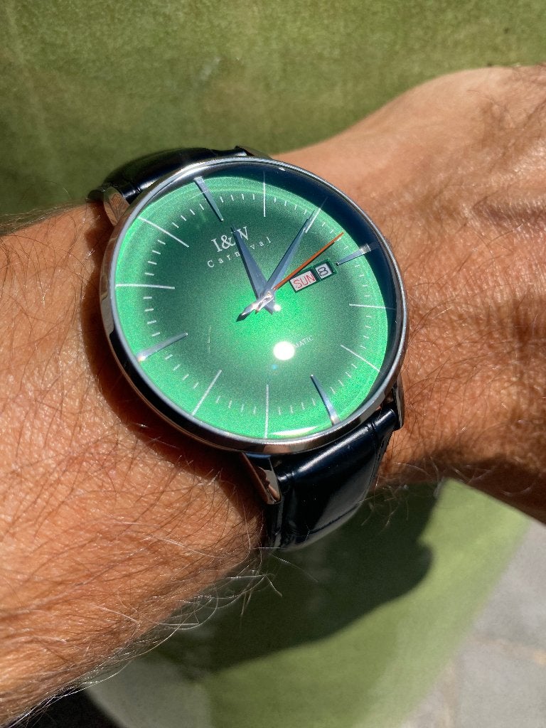Montre automatique, Bijoux, Sacs & Beauté, Montres | Hommes, Enlèvement, Comme neuf, Cuir