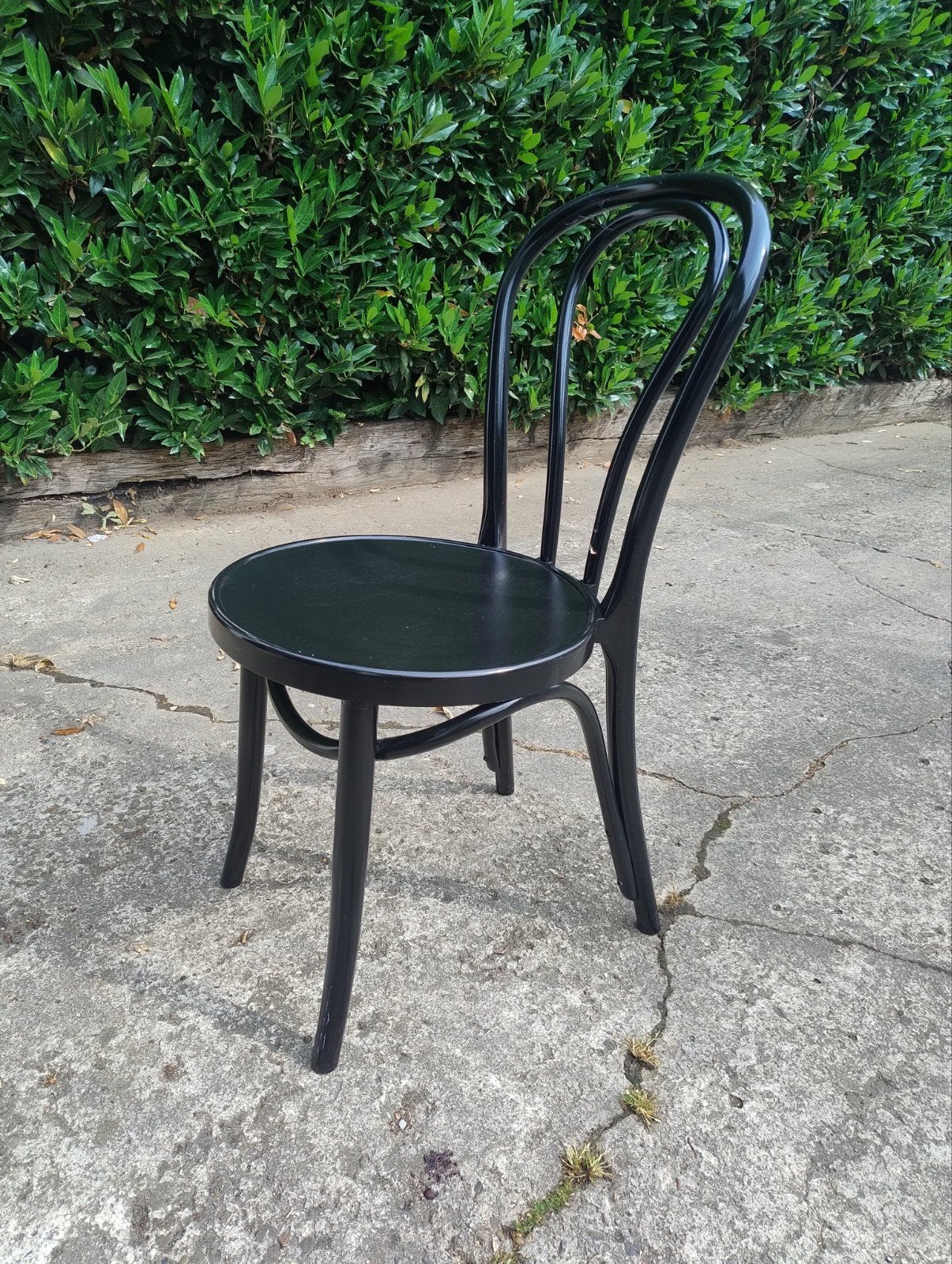 Klassieke Zwarte Weense Bistrostoel (Thonet Stijl), Ophalen
