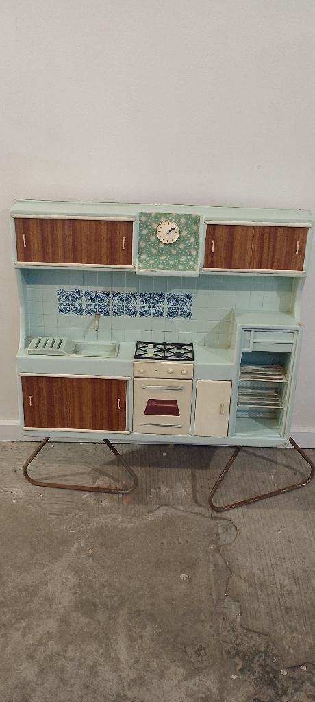 Vintage retro kinderkeuken 60/70 om te restaureren, Verzamelen, Ophalen, Gebruikt