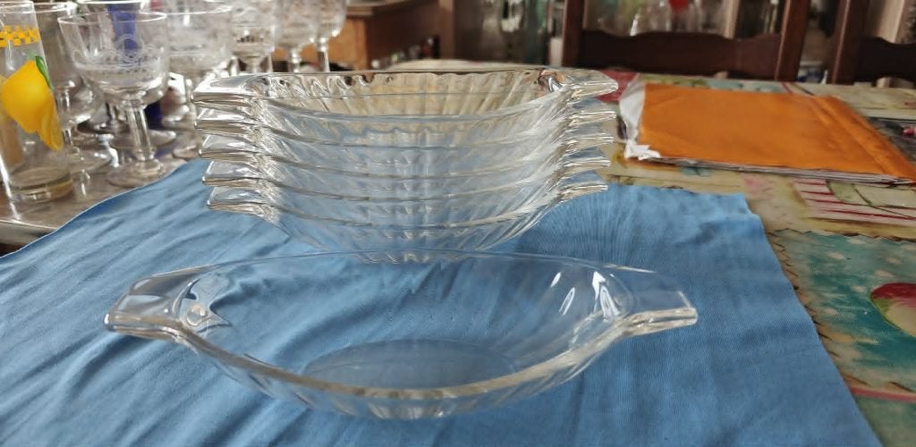 schaaltjes langwerpig helder glas 6 stuks, Maison & Meubles, Cuisine | Vaisselle, Neuf, Enlèvement ou Envoi, Verre, Balance ou Balances