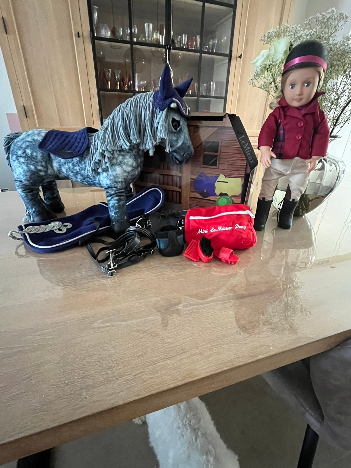 Mini Lemieux pony en toebehoren, Ophalen, Zo goed als nieuw