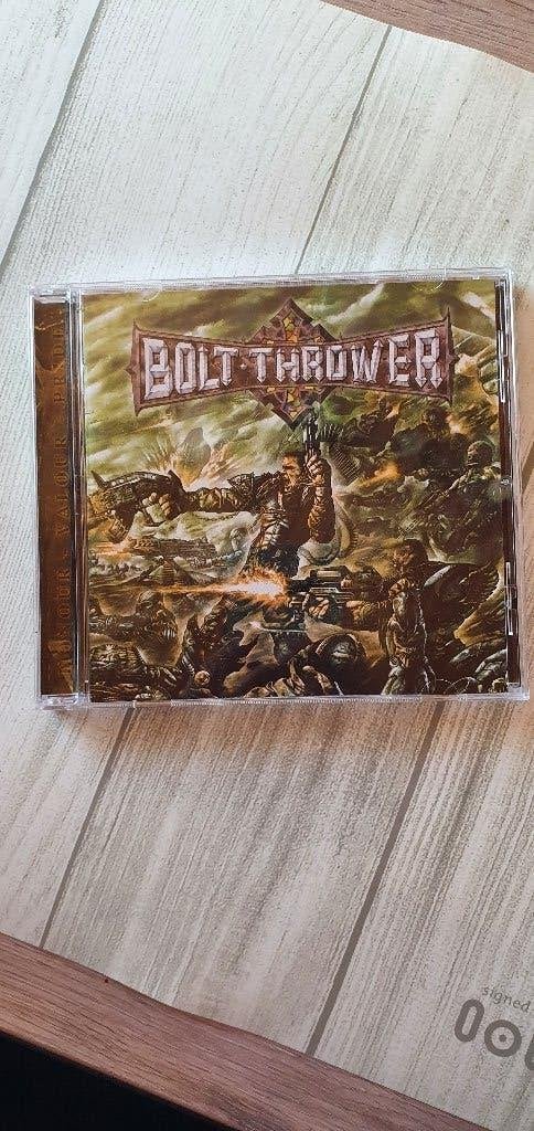 Bolt Thrower - Honour Valour Pride, Cd's en Dvd's, Cd's | Hardrock en Metal, Ophalen, Death metal, Zo goed als nieuw, Eerste persing