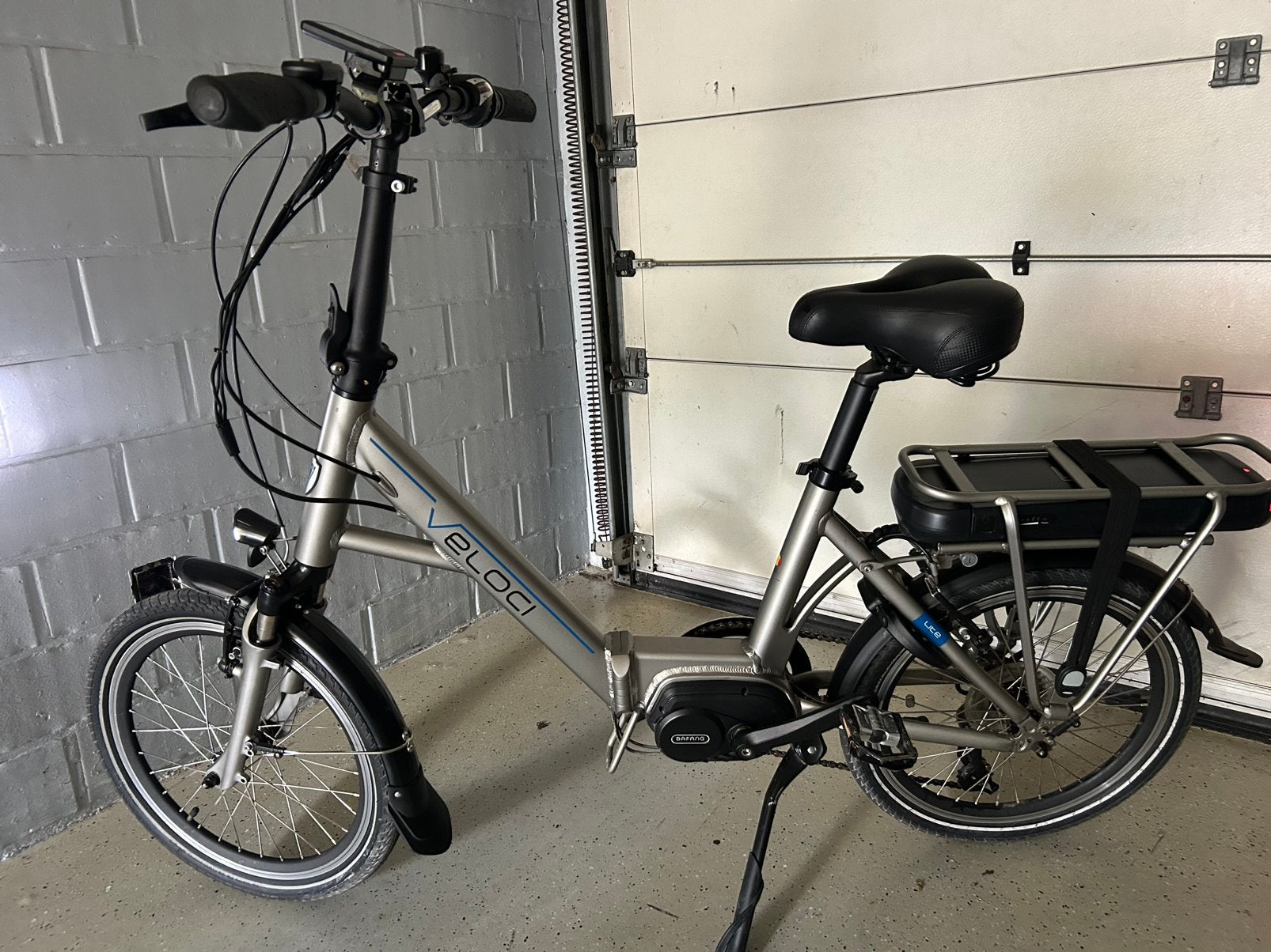 Elektrische Plooifiets veloci middenmotor!!!, Enlèvement, Comme neuf