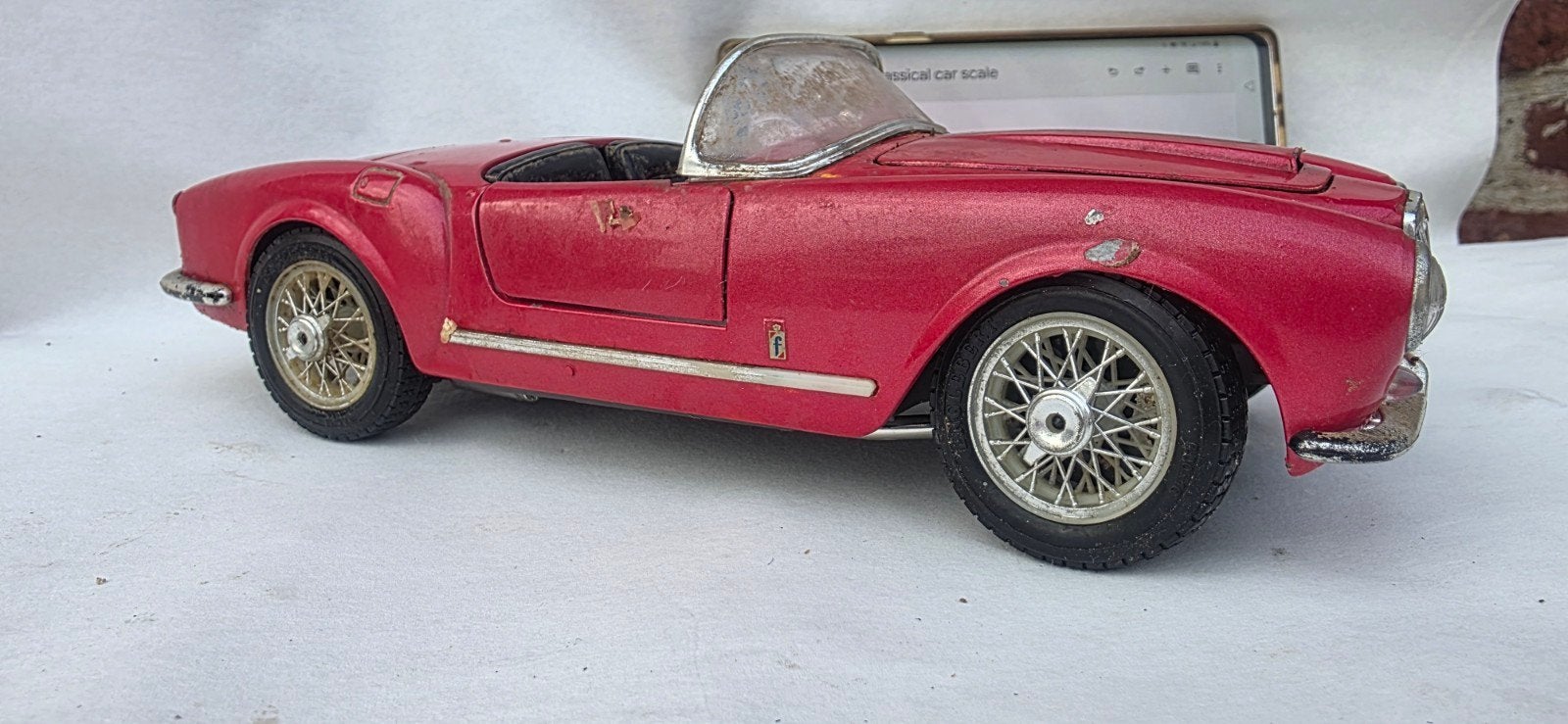 Nr. 9 — Bburago Lancia Aurelia B24 Spider 1955, Ophalen of Verzenden, Gebruikt, Auto