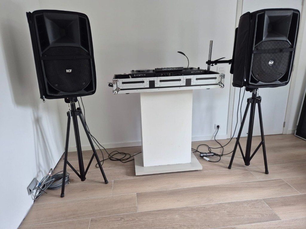 volledige DJ set up+ lichten+accessoires, Ophalen, Zo goed als nieuw, Dj-set, Denon