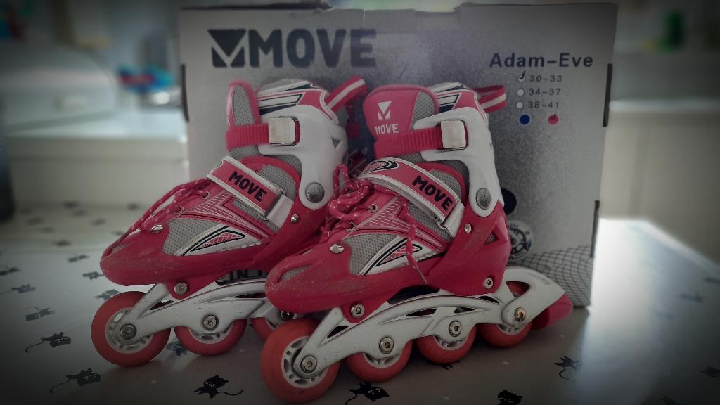 Skates MOVE Eve, Sport en Fitness, Skeelers, Kinderen, Inline skates 4 wielen, Ophalen, Overige merken