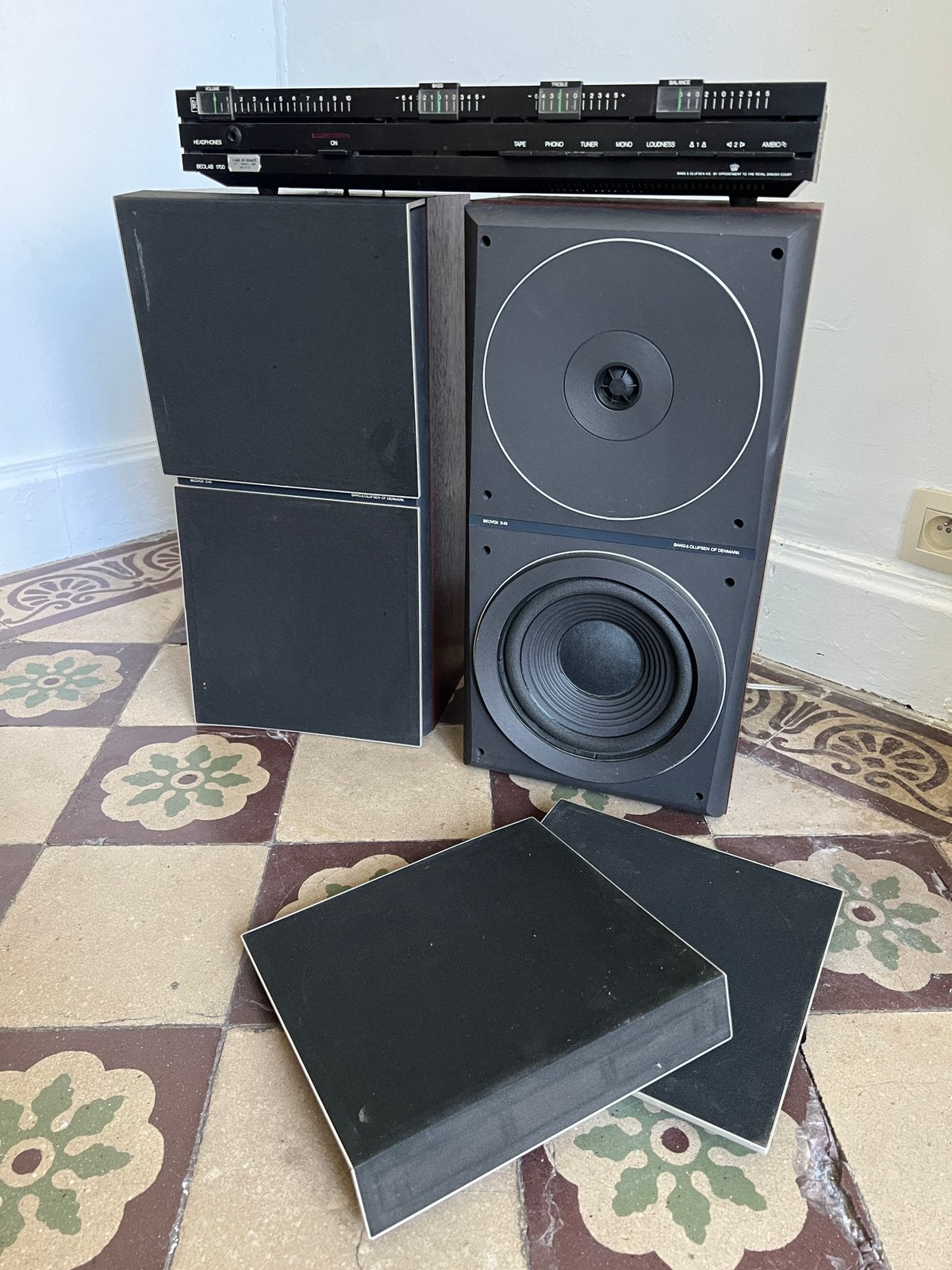 Bang and Olufsen Vintage Bafles et amplificateur, Enlèvement, Comme neuf