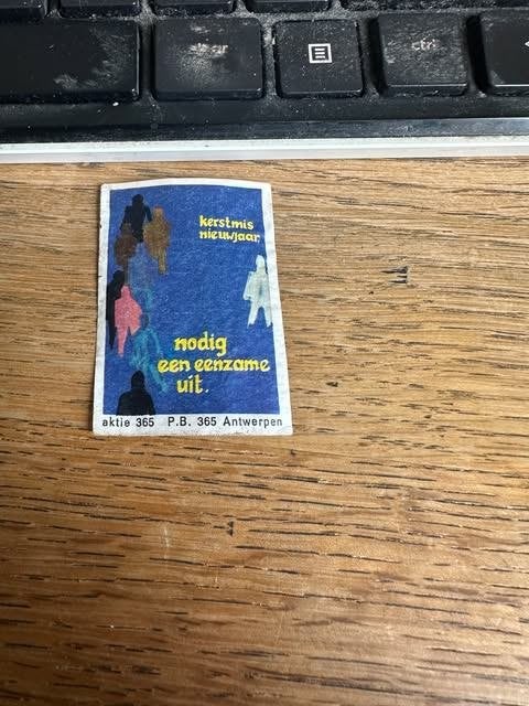 etiket label lucifer doos nodig een een eenzame uit, Gebruikt, Info@nodig.ez, Ophalen of Verzenden, Aktie