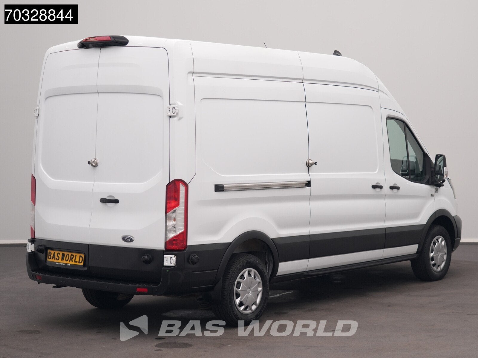 Ford e-Transit 184pk Elektrisch 68kWh 317km WLTP L2H3 Hoog D, Auto's, Automaat, Stof, Gebruikt, 135 kW