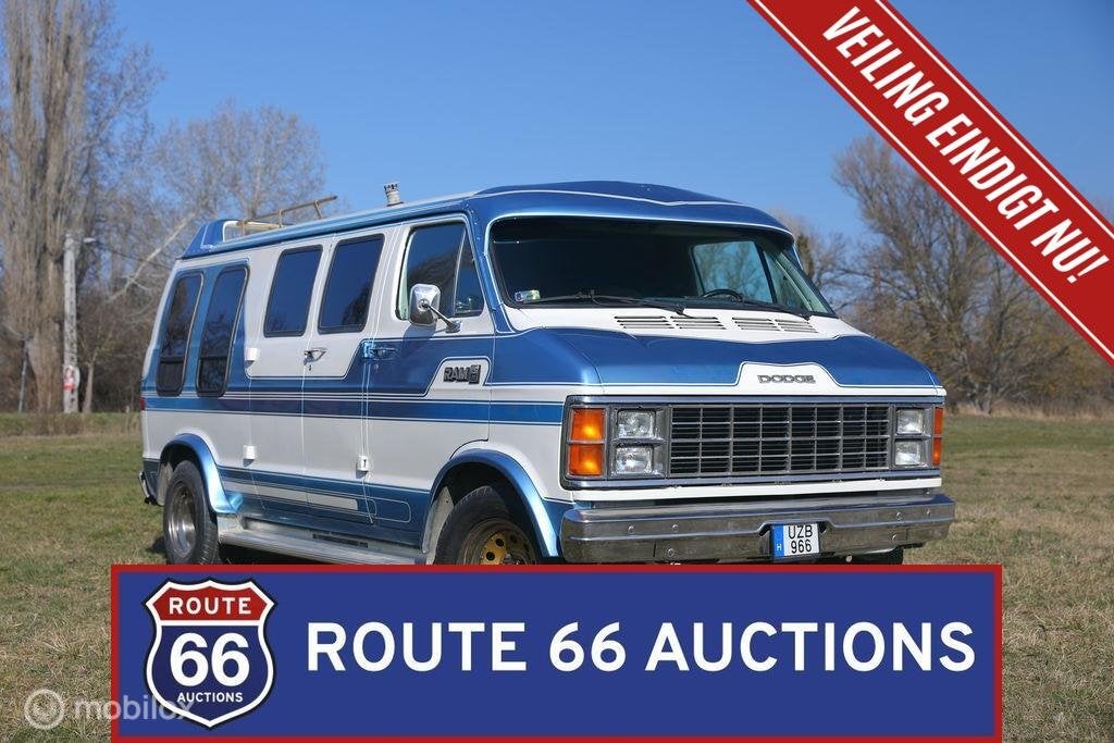 Dodge Ram Van B150 | 1982 | Route 66 Auctions, Autos, Achat, Entreprise, Boîte manuelle, Autre carrosserie