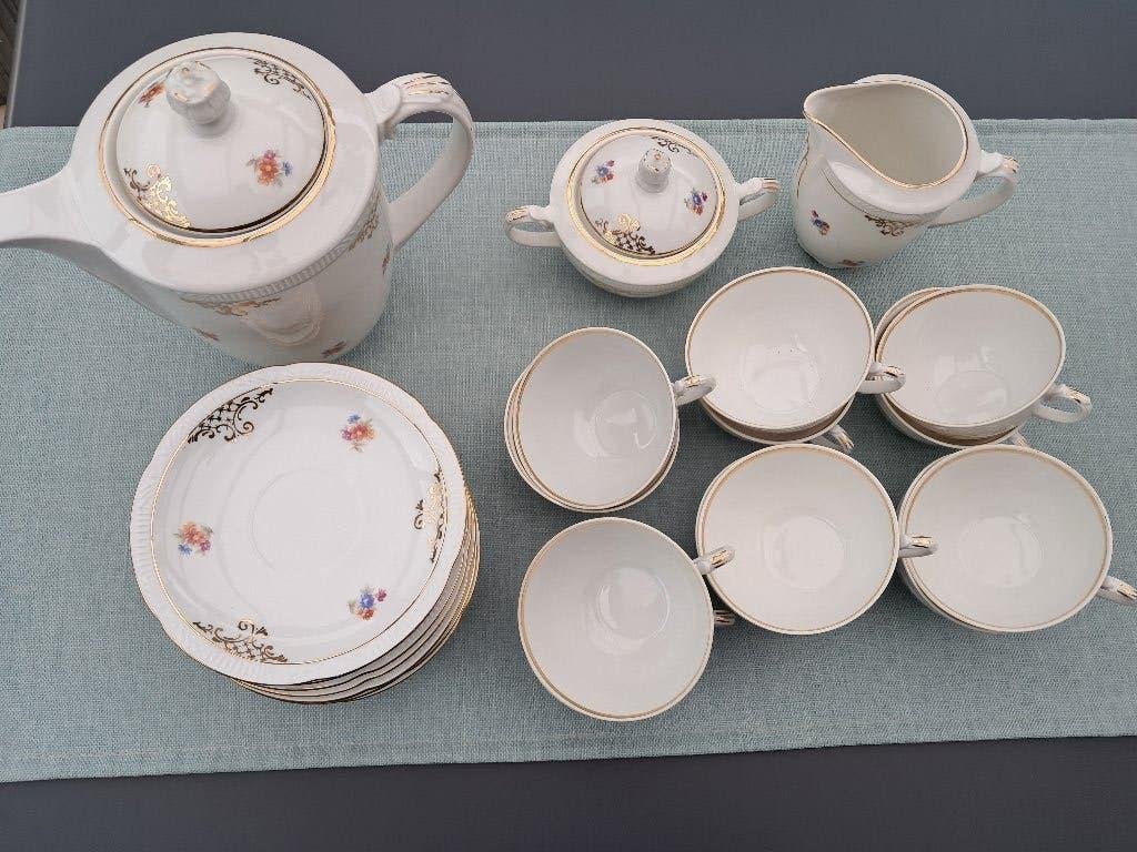 Te koop : mooi en compleet koffieservies, Antiek en Kunst, Ophalen
