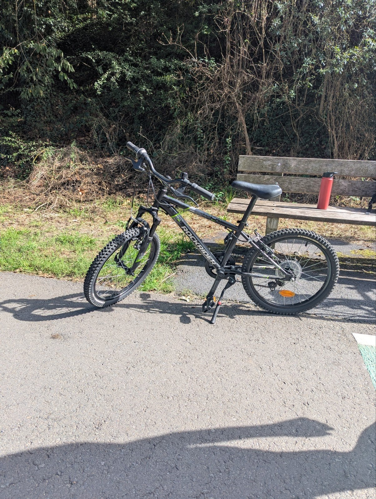 vélo Rockrider ST500 20 pouces, Enlèvement
